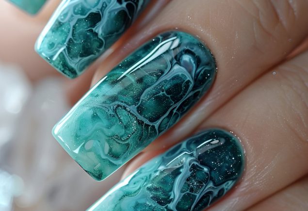 Stormy Sea Marble