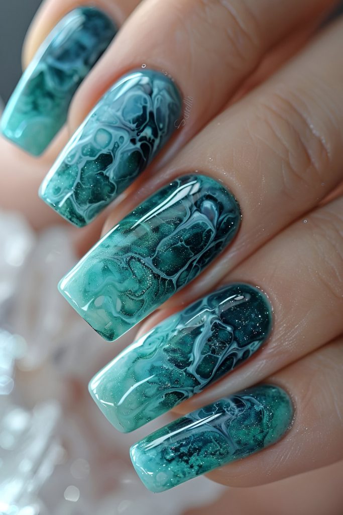 Stormy Sea Marble
