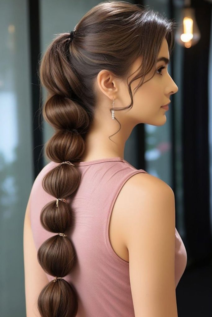 The Bubble Ponytail