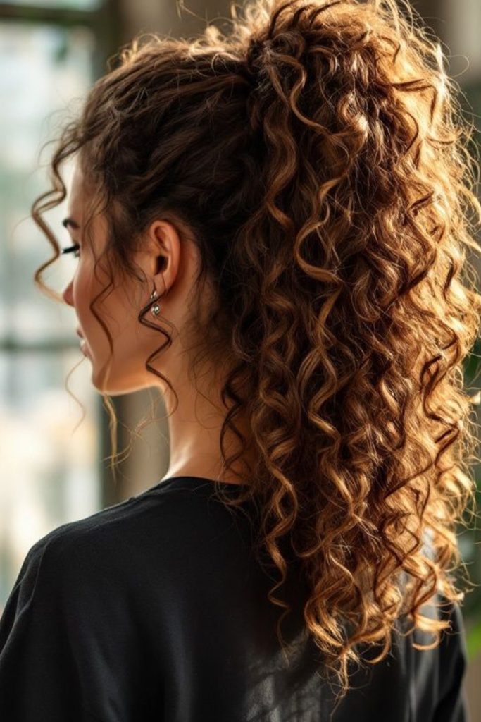 The Curly Ponytail