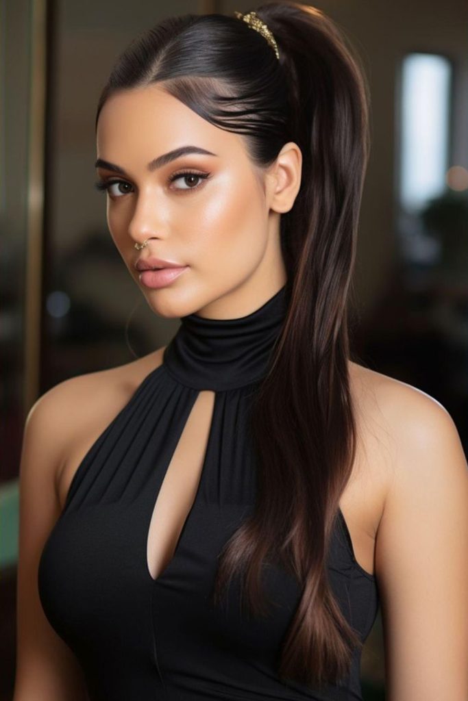 The Sleek High Ponytail