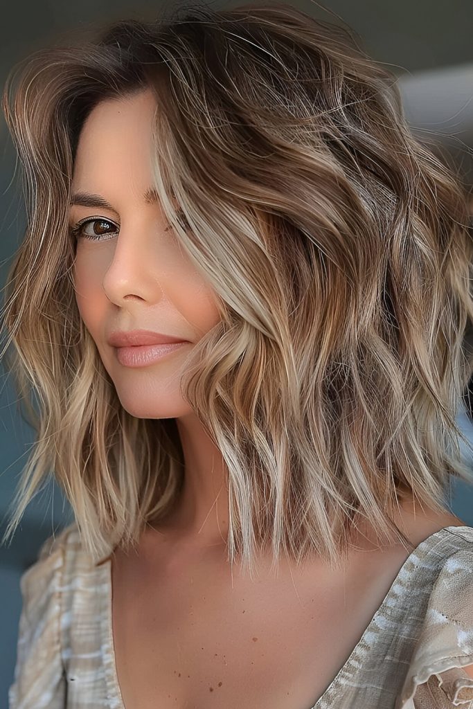 Tousled Lob (Long Bob)