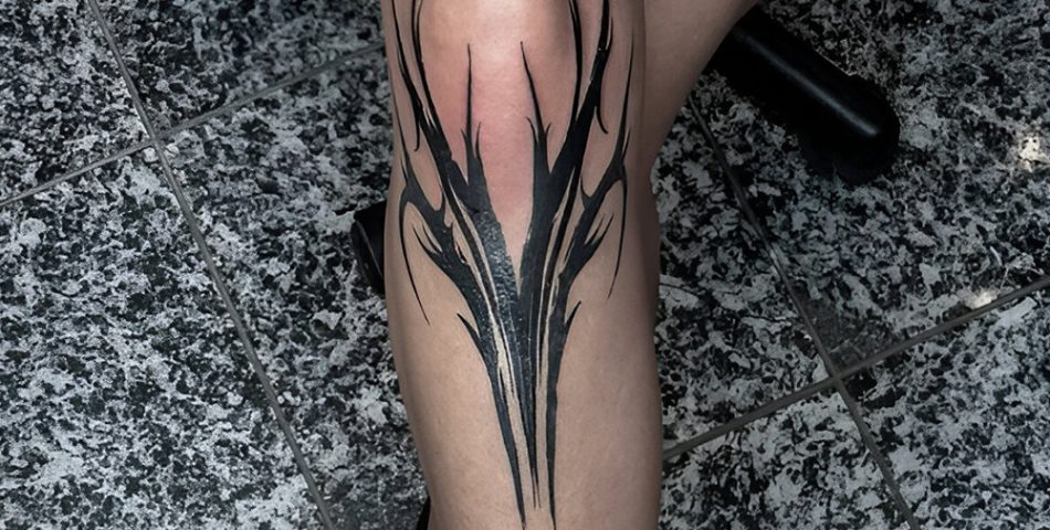 Tribal Knee Tattoos