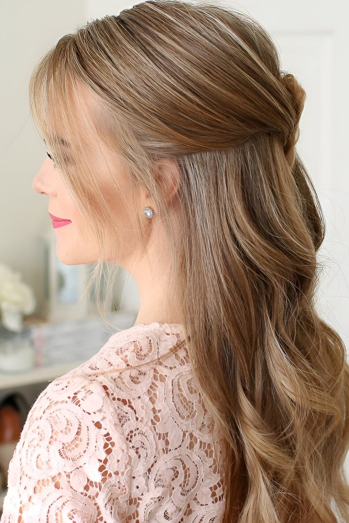 Twisted Half Up Hairstyle