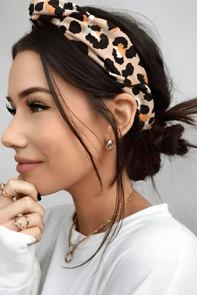 Twisted Headband Updo