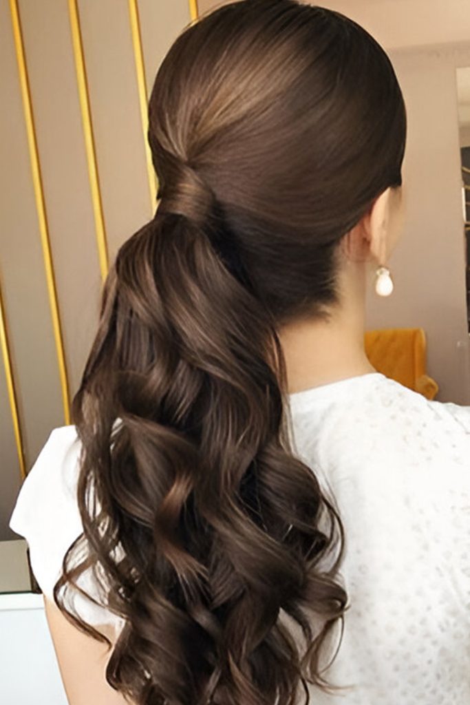 Twisted Low Ponytail