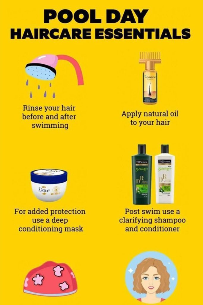 Wash Your Hair Before and After Swimming