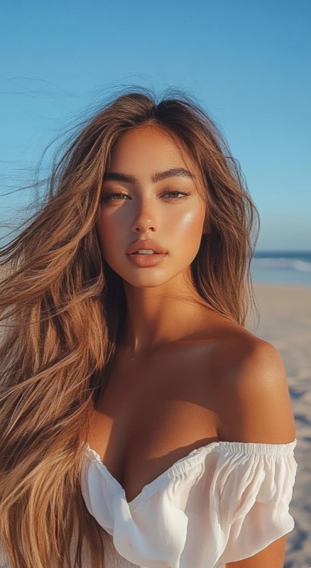 beachy waves hair