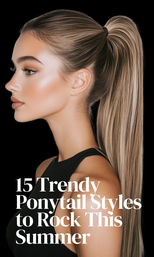 15 Trendy Ponytail Styles to Rock This Summer