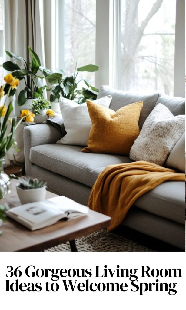 36 Gorgeous Living Room Ideas to Welcome Spring