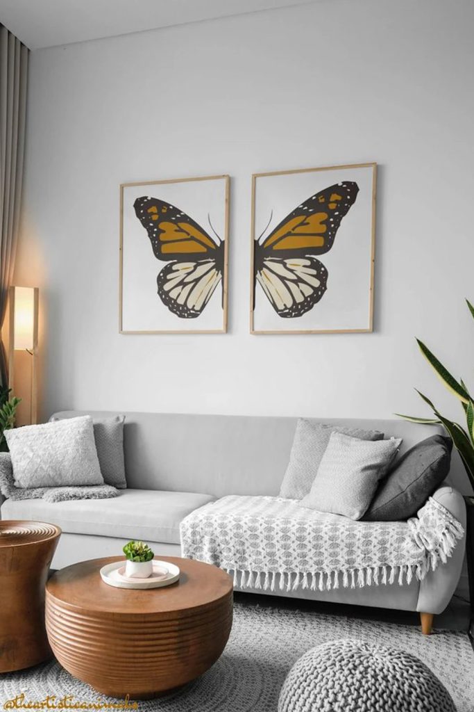 Add Butterfly or Bird Motifs for a Nature Inspired Theme