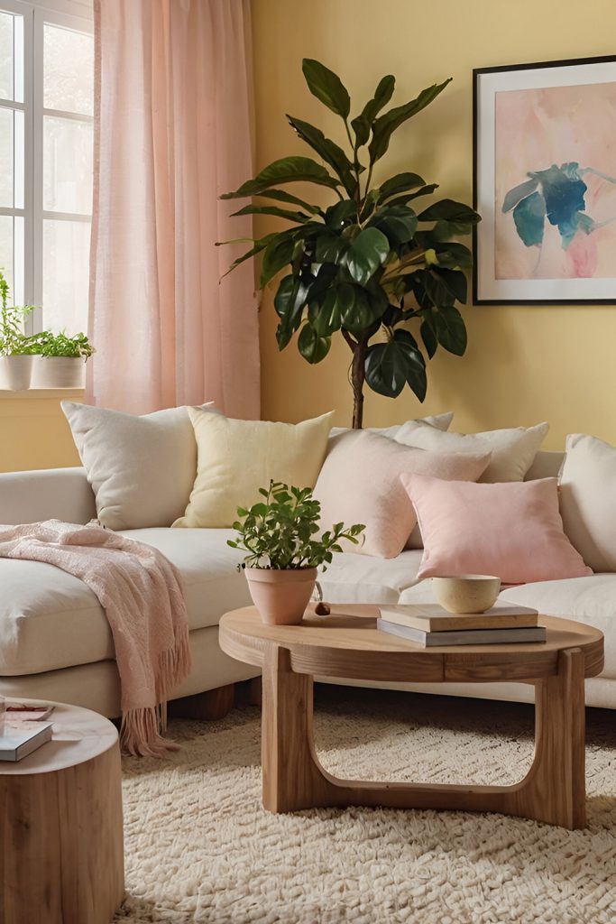 Adopt Pastel Color Schemes for a Light and Airy Atmosphere