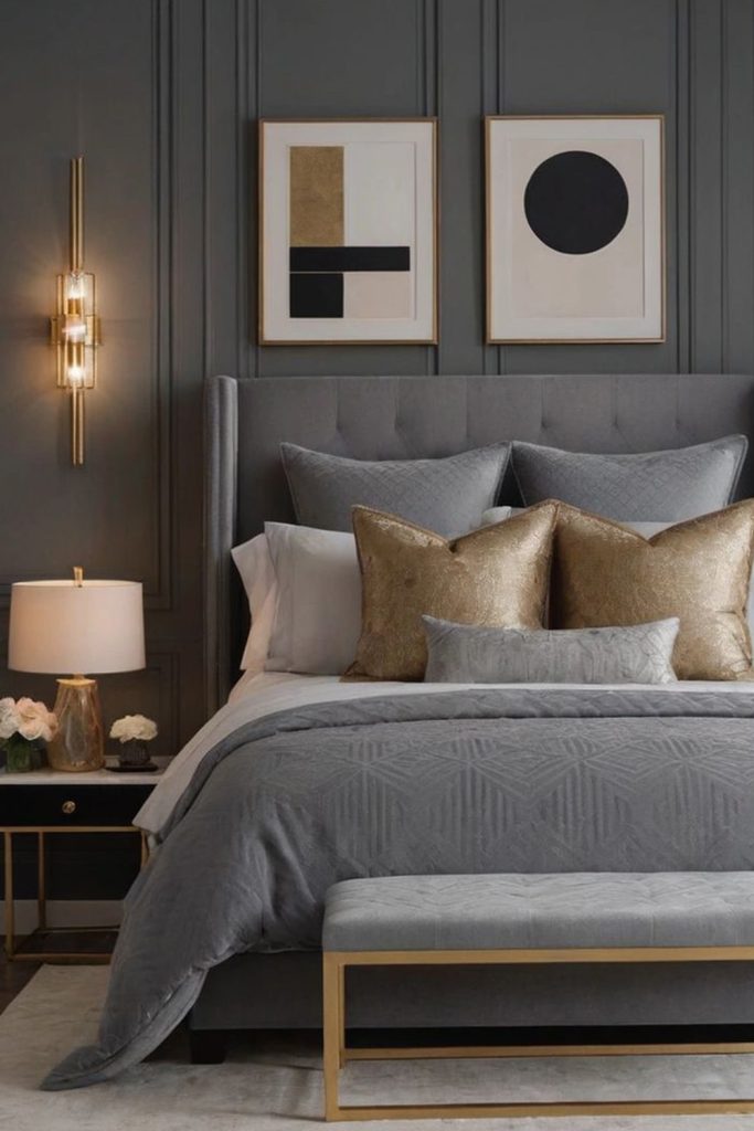 Art Deco Inspired Bedrooms Geometric Patterns