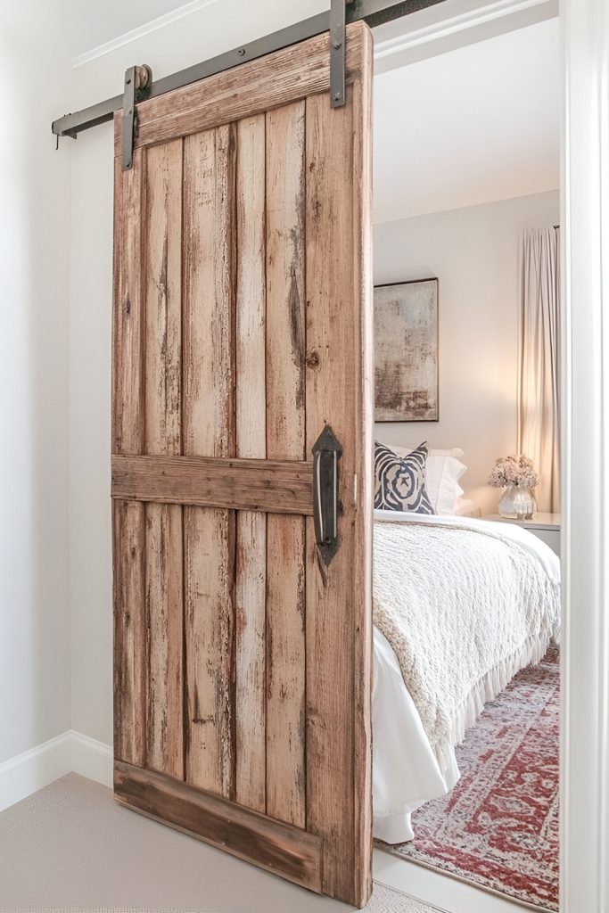 Barn Door Closet or Headboard A Statement Piece for Rustic Bedrooms
