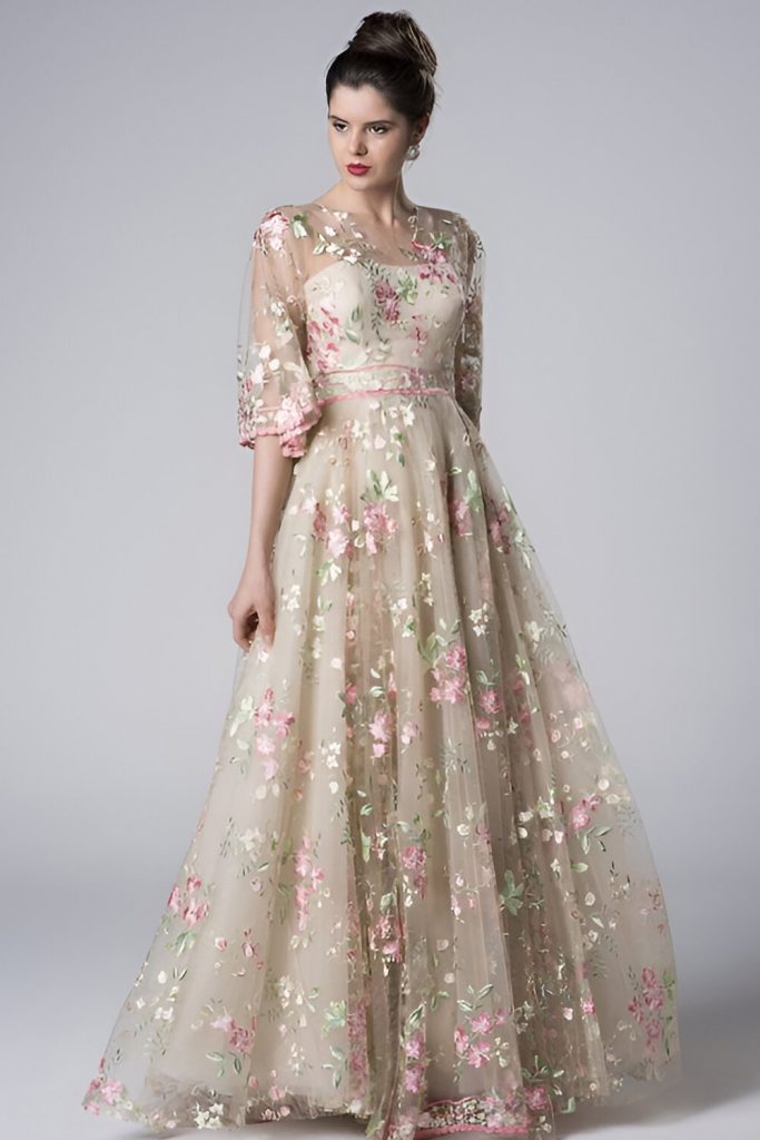 Bohemian Beauty Flowy Maxi Dresses with Embroidery