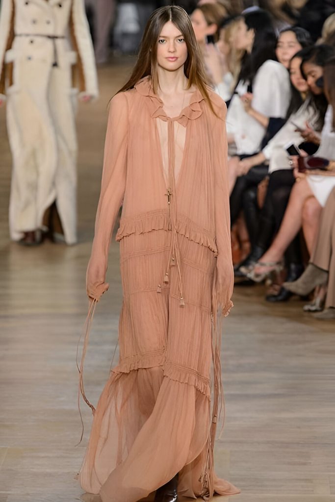 Chloé Sheer Bohemian Gown