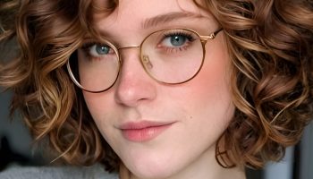 Curly Bob with Highlights Dimensional and Sun Kissed for a Lively Look