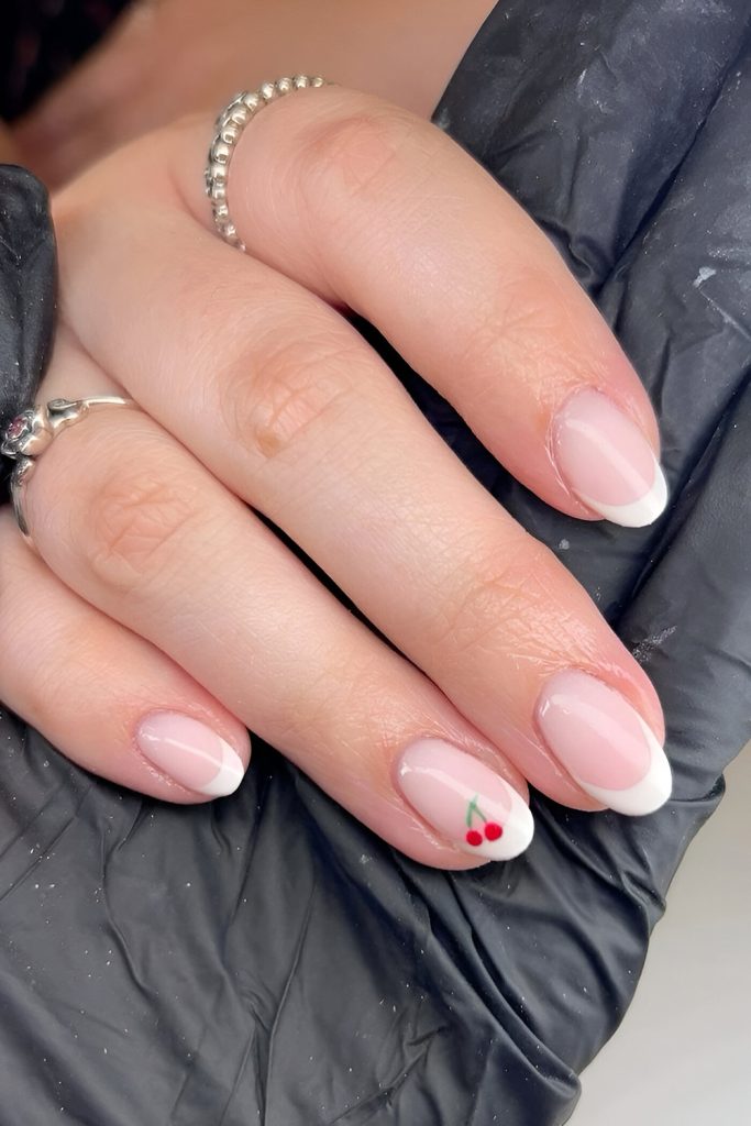 Dainty Daisy French Tips A Cheery Twist on an Old Favorite