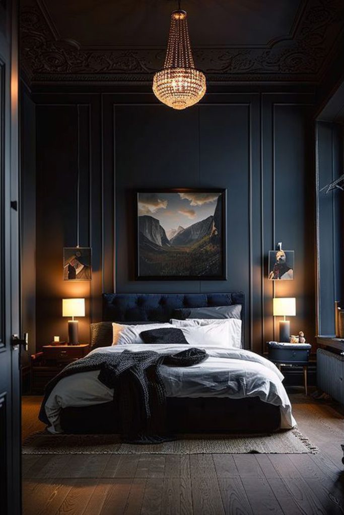 Dark and Moody Bedrooms A Daring, Refined Statement