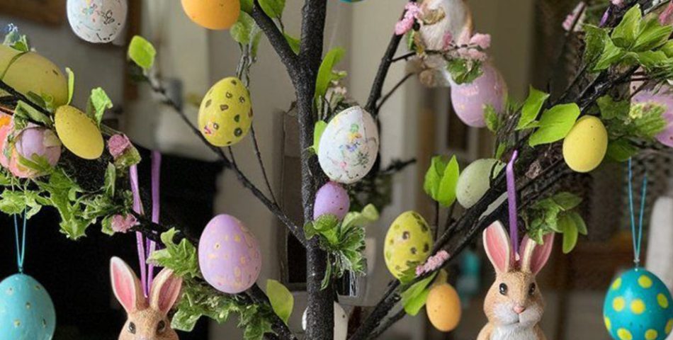 Easter Egg Trees Whimsical Decorating