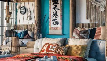 Eclectic Bedrooms Combining Patterns