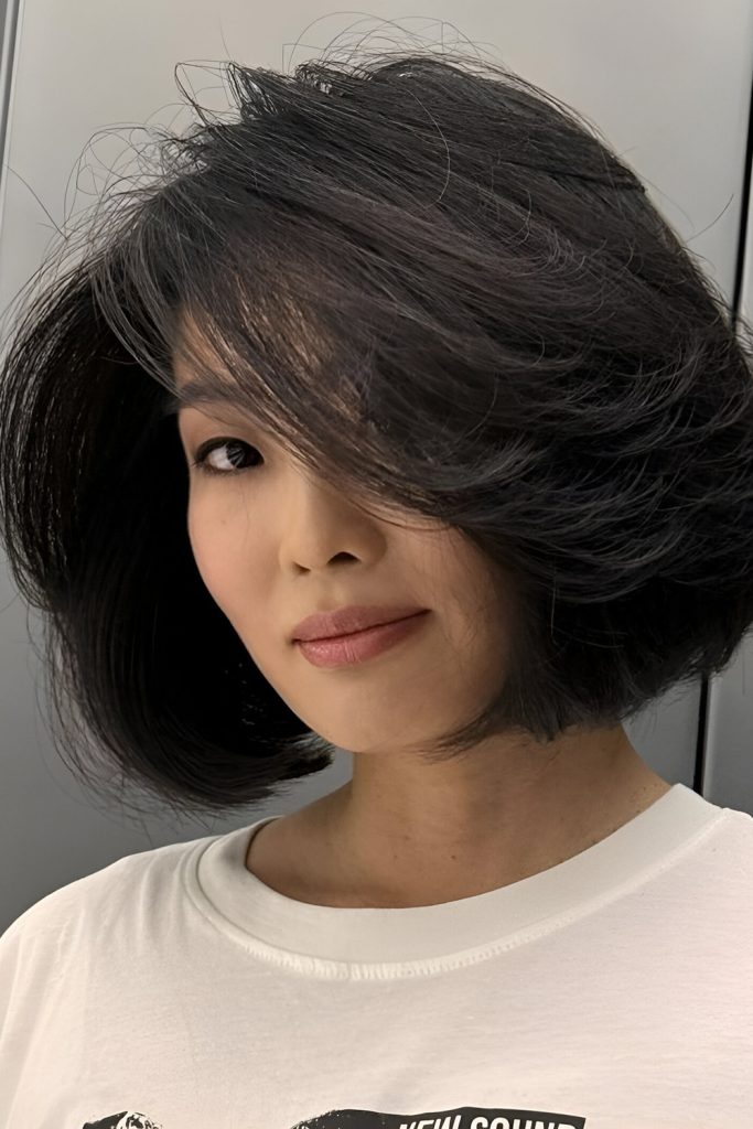 Feathered Bob for a Lightweight and Flowy Look