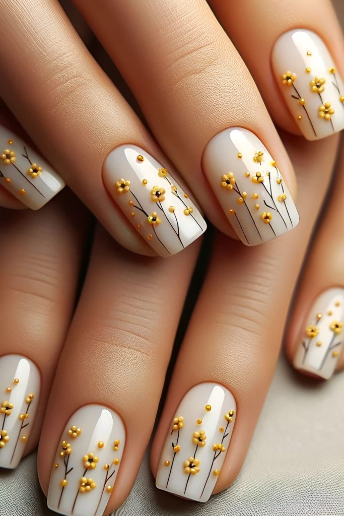 Floral Lace Nail Art for a Romantic, Elegant Look