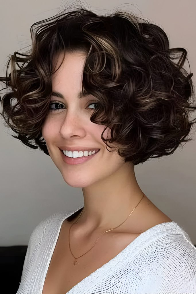 French Curly Bob A Classic Parisian Inspired Look