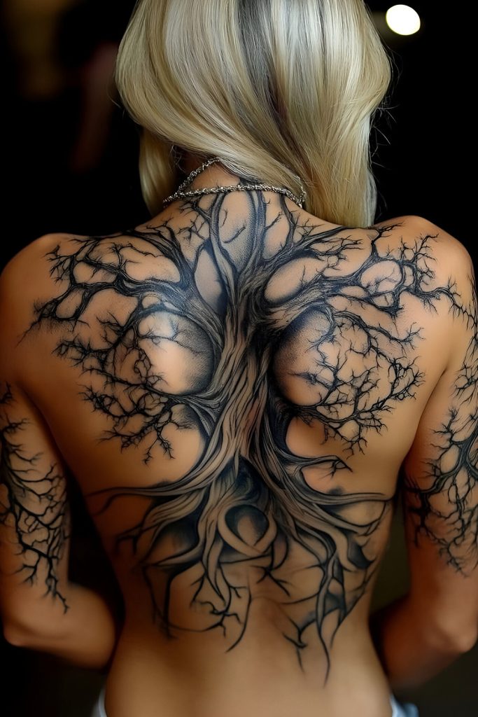 Goddess Back Tattoos – Empowering and Divine