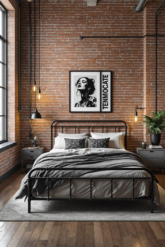 Industrial Loft Bedrooms for Edgy, Raw, Urban Vibes
