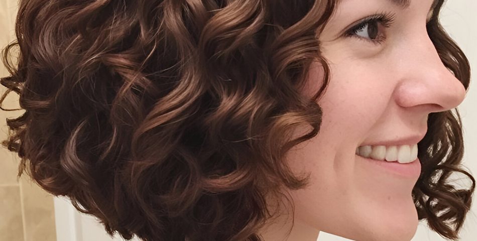 Inverted Curly Bob A Contemporary, Angled Style for Extra Drama
