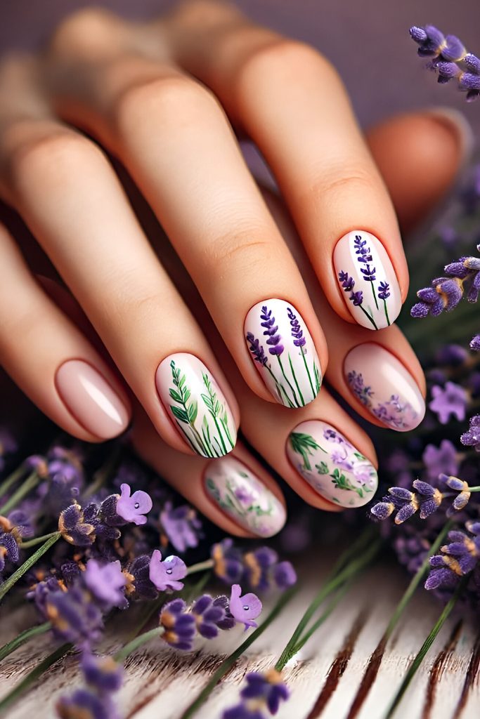 Lavender Fields Nails for a Peaceful and Whimsical Style
