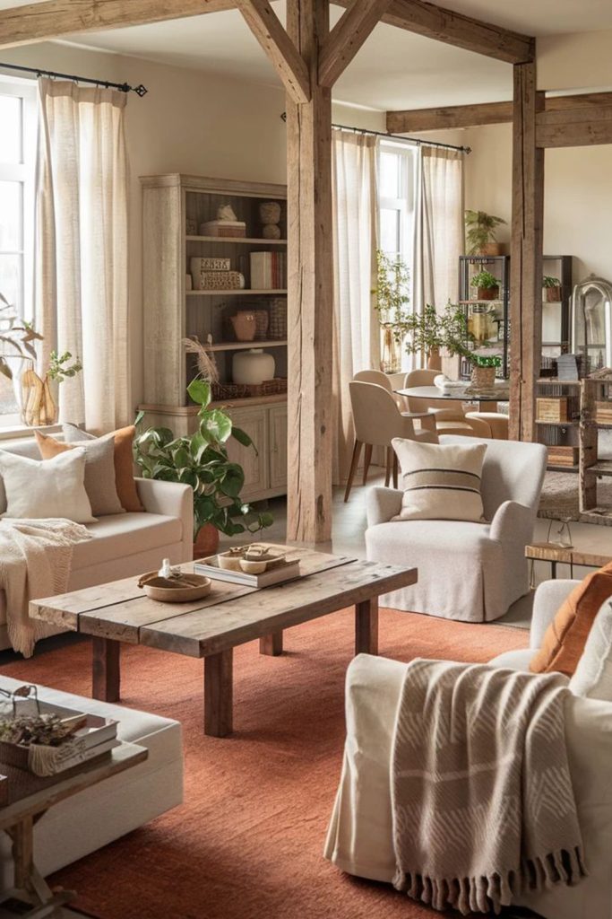 Layered Textiles Use Rugs, Throws, and Curtains for Extra Warmth