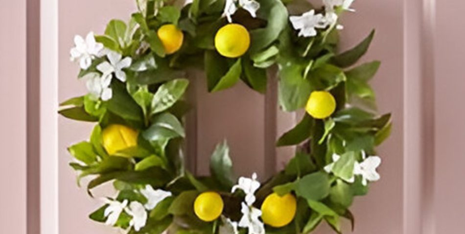 Lemon Wreaths for a Fresh Pop of Color