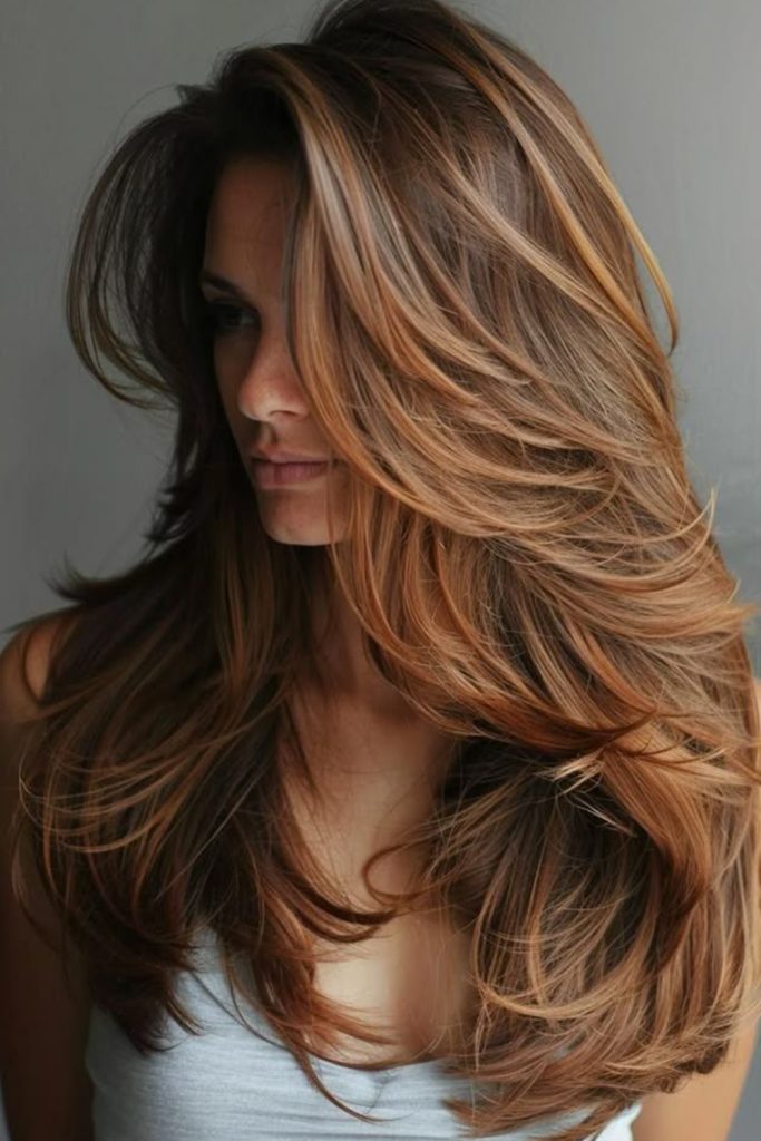 Long Hair with Invisible Layers Subtle Shaping for a Natural Look