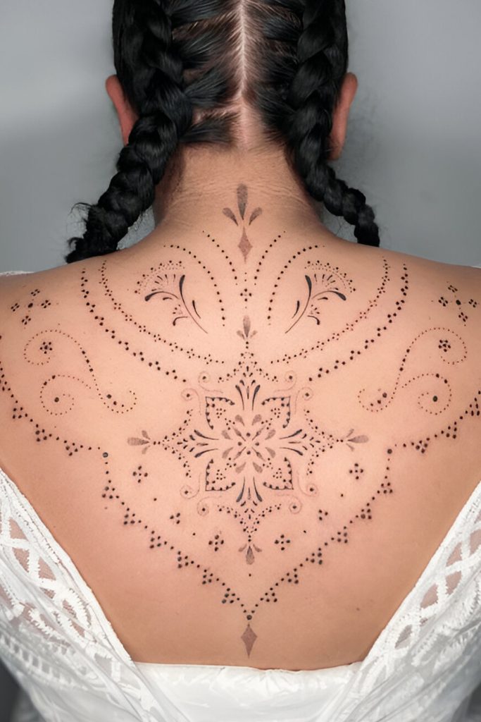 Mandala and Dotwork Combination