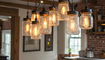 Mason Jar Lighting DIY Chandeliers for a Farmhouse Vibe
