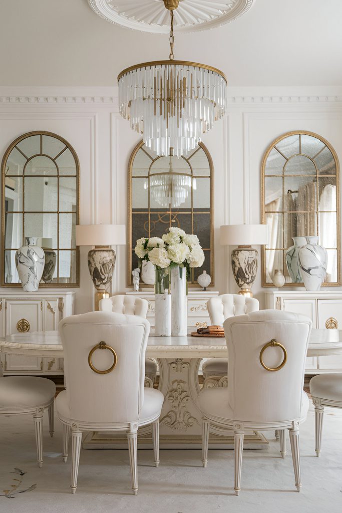 Monochromatic Dining Rooms