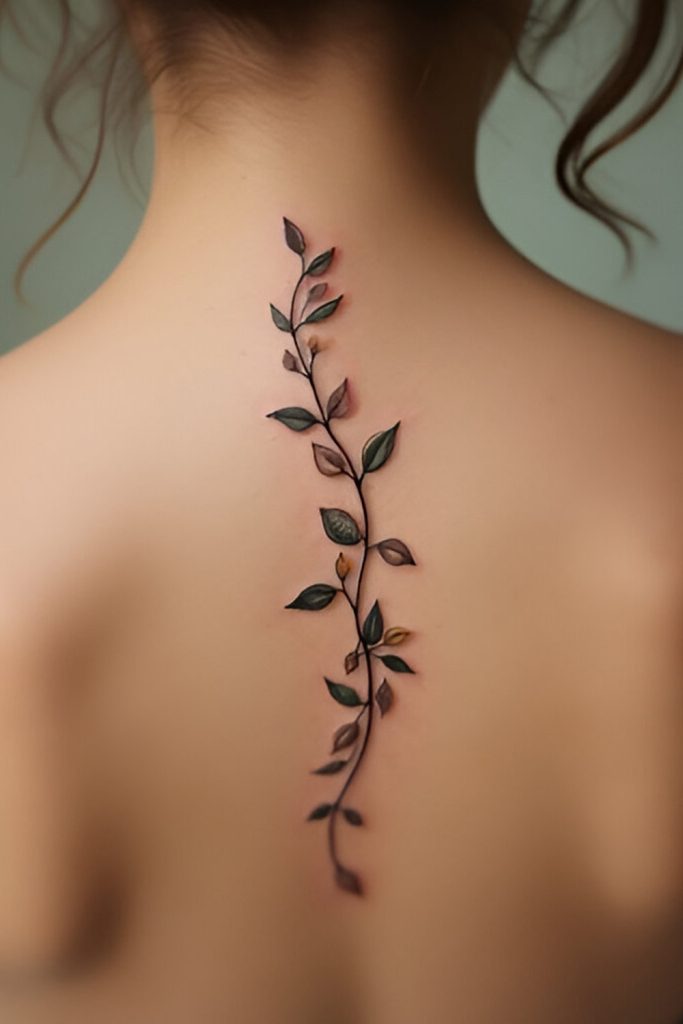 Nature Inspired Ivy and Vine Tattoos