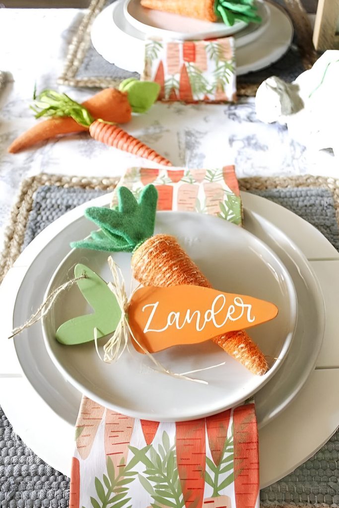 Personalized Easter Place Settings
