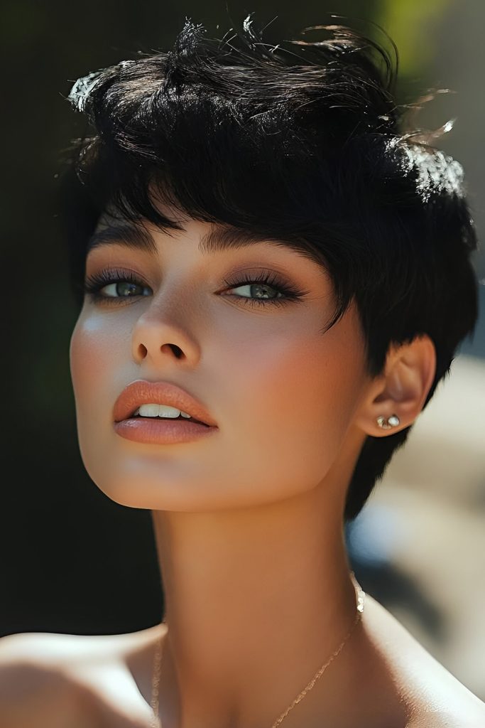 Pixie Cut with Texture for Easy Volume and Styling