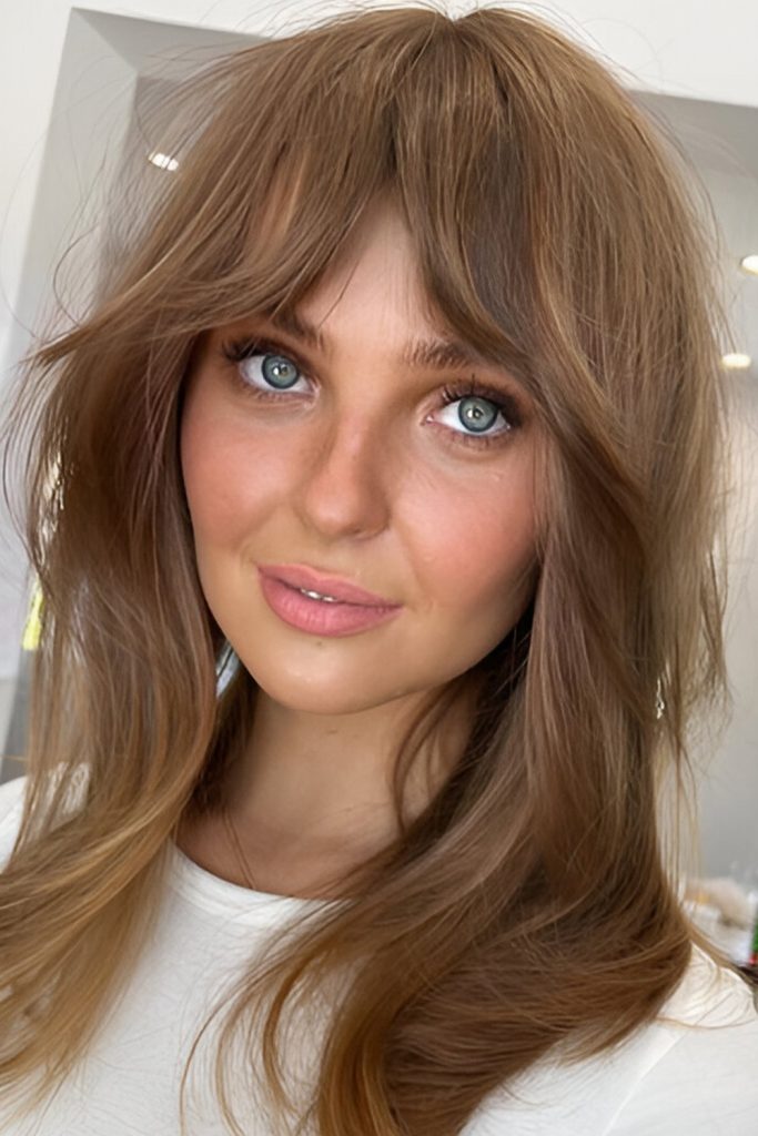 Refresh Curtain Bangs with a Quick Blow Dry