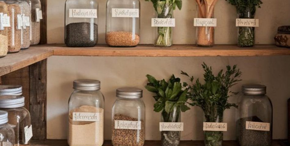 Rustic Pantry Organization Stylish Storage with a Vintage Flair