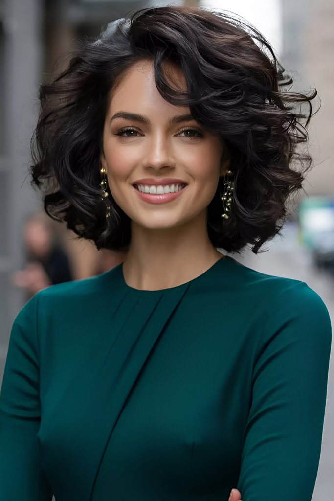 Shoulder Length Curly Bob The Ideal Balance of Length and Bounce