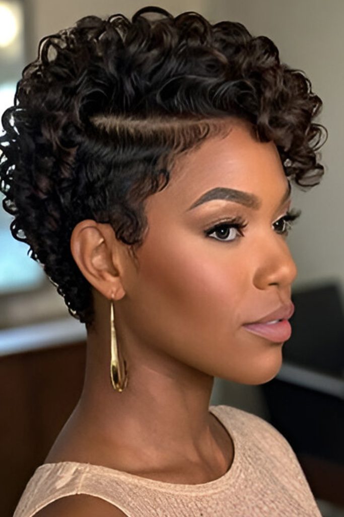 Side Parted Tapered Cut – Classic & Elegant Look