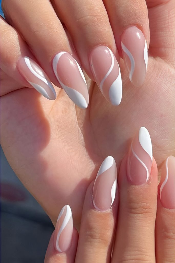 Swirl Art Nails – Retro Meets Modern