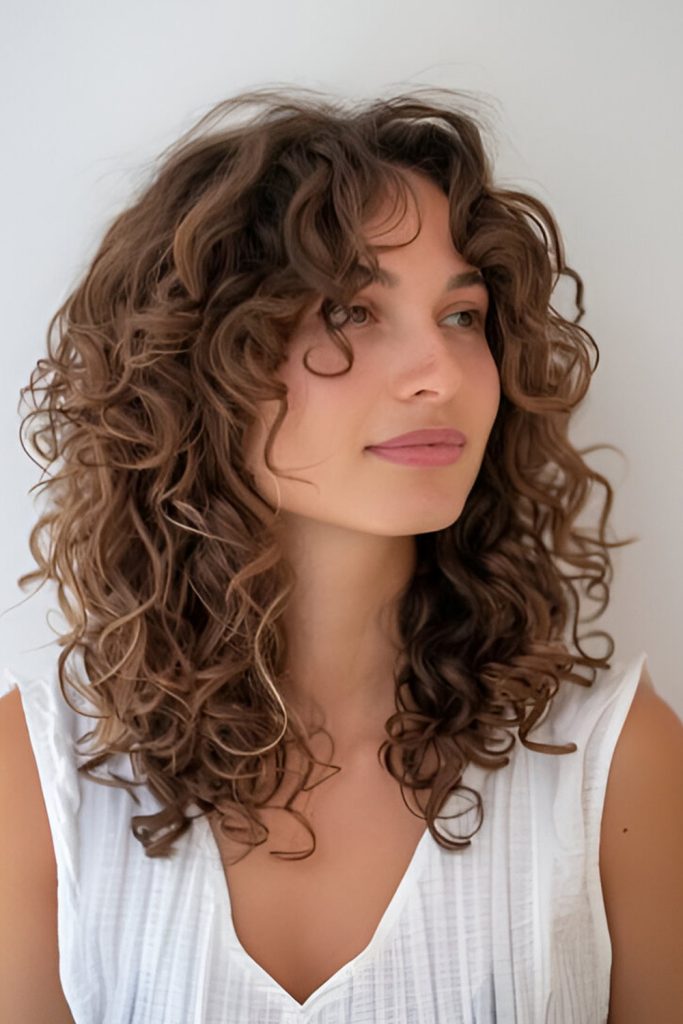 Textured Butterfly Cut for Thick Curls Manageable and Stylish