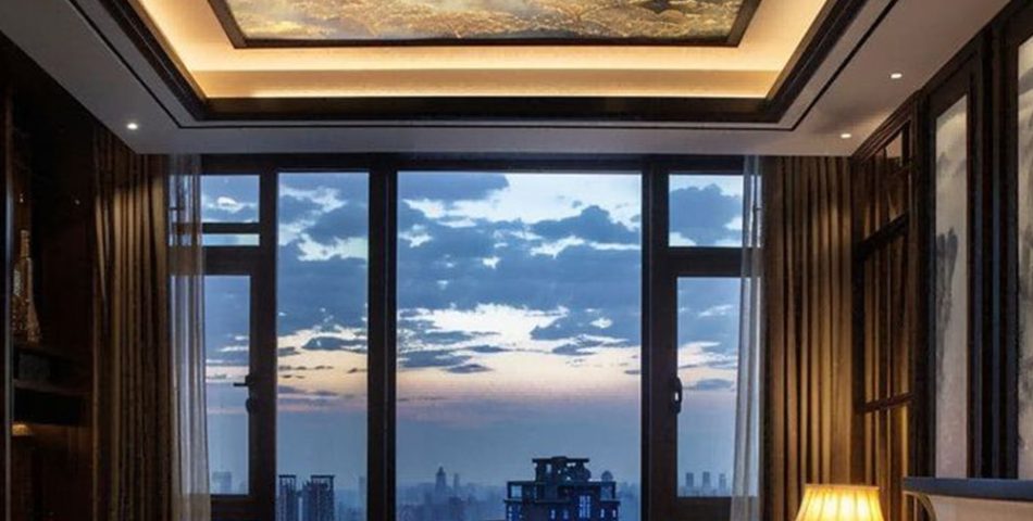 Try a Dramatic Ceiling Design