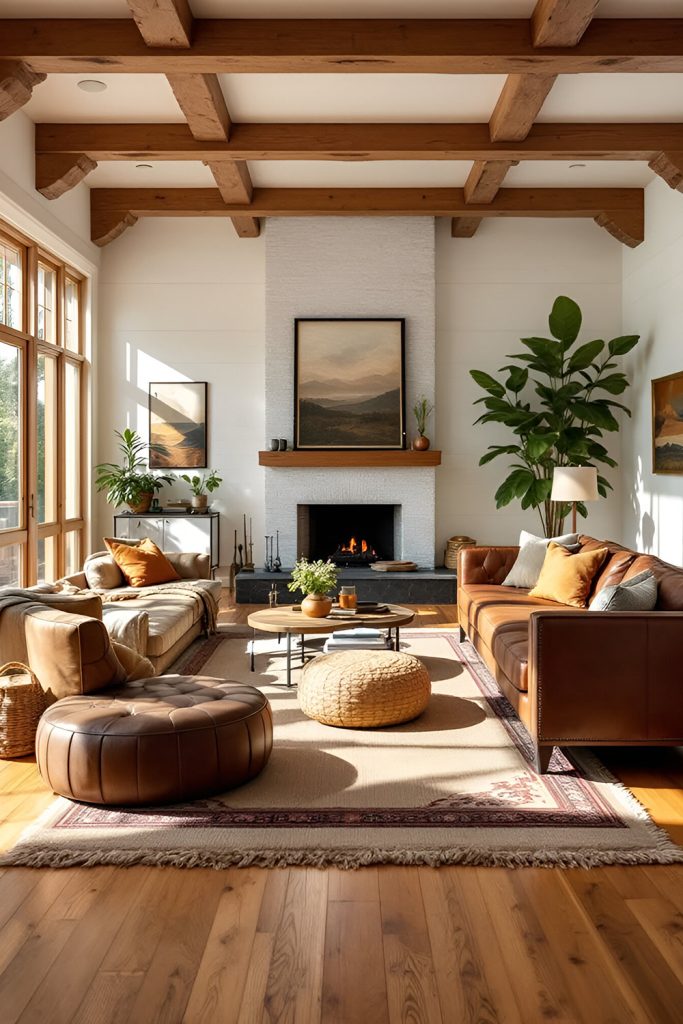 Warm Fireplace as the Centerpiece of Your Living Room