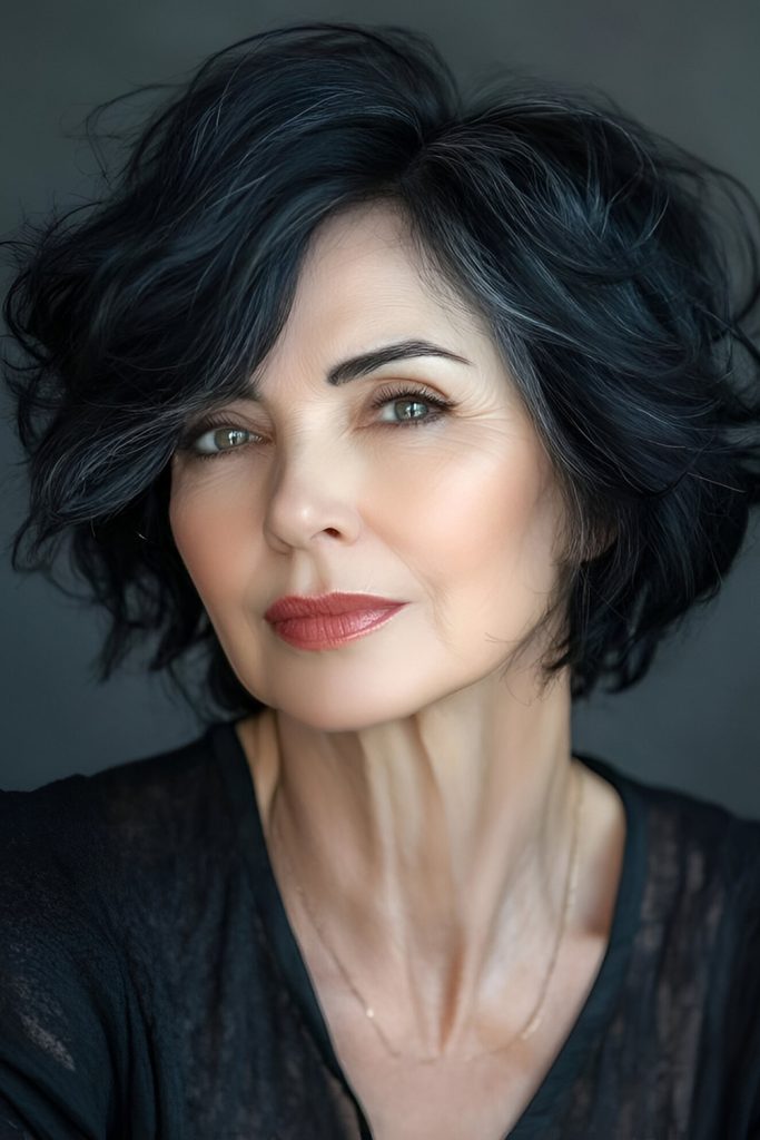 Wavy Bob for a Soft and Romantic Look
